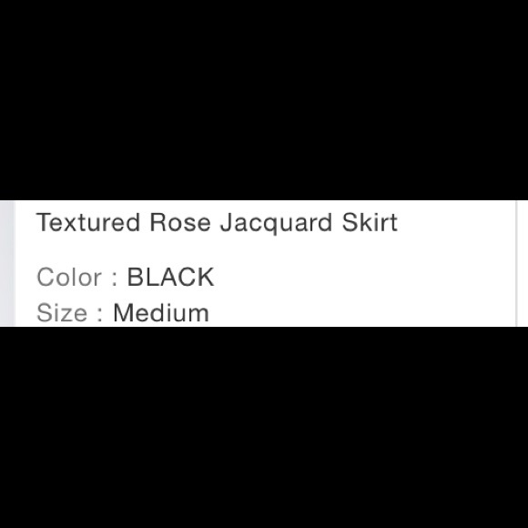 🌸NWT Black skirt - Picture 2 of 4